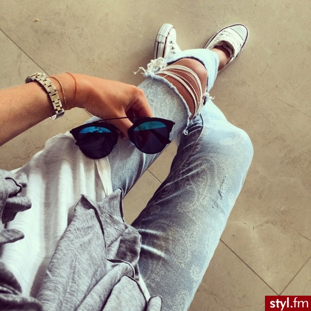 Jeansy Spodnie Moda