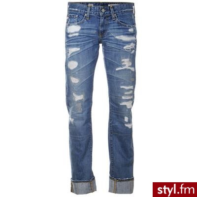 Adriano Goldschmied Jeans Tomboy Destroy - Polyvore. Pobrano ze strony: http://www.polyvore.com/adriano_goldschmied_jeans_tomboy_destroy/thing?id=16891444 - Pozostałe Ciuchy Moda