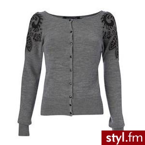 Damask Cardigan - French Connection - Polyvore. Pobrano ze strony: http://www.polyvore.com/damask_cardigan/thing?id=9921450 - Pozostałe Ciuchy Moda