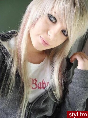 EMO Alternatywne Średnie Fryzury