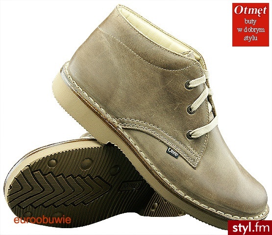 OTMĘT buty OT-304-C5-B - Beżowy Półbuty Odcienie beżu i brązu - Półbuty Buty Moda