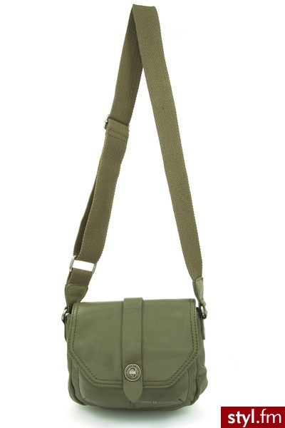 TORBA TOMMY HILFIGER BETSY MEDIUM CROSSOVER OLIVE - Torebki na co dzień Torebki Moda
