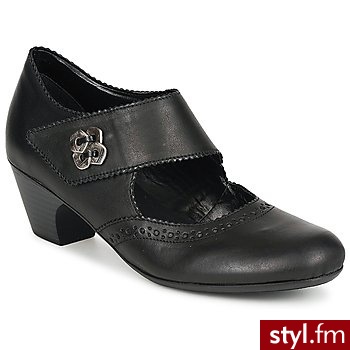 Rieker Czółenka SARAH BLEDI Black - Czółenka Buty Moda