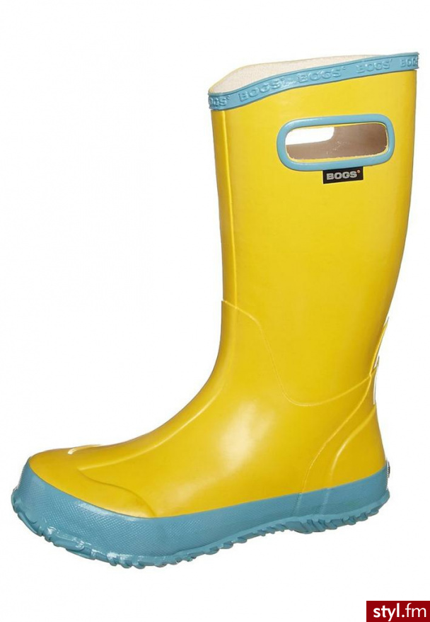 Bogs Kalosze żółty - Kalosze Buty Moda