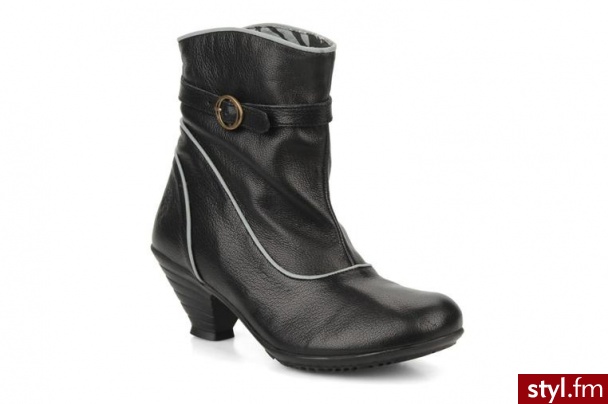Fly London PÓŁBUTY I BOTKI LASSI BY (CZARNY) (Czarny) - Botki Buty Moda