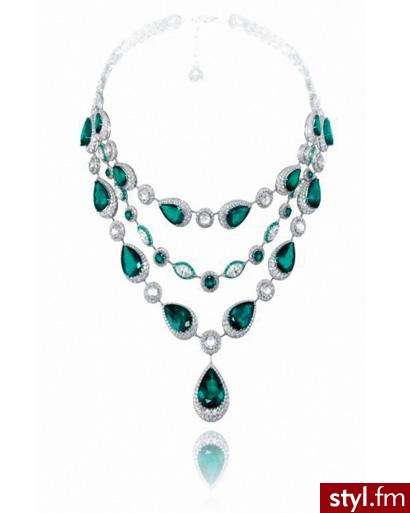 diamenty i szmaragdy od Chopard - Pozostałe Dodatki Moda