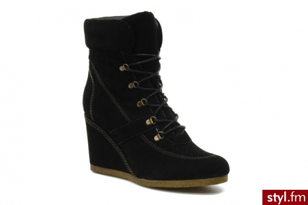 Geox PÓŁBUTY I BOTKI DONNA AYANA STIVALI BY GEOX (Czarny) - Botki Buty Moda
