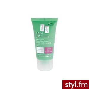 Baza pod makijaż firmy AA z efektem matującym. Baza pod makijaż firmy AA z efektem matującym :) cena: około 17 zł. za 30ml. Mam ją i jestem z niej bardzo zadowolona jest wydajna i trzyma się długo makijaż jak i też cienie do oczu się długo trzymają... pol - Misz-masz