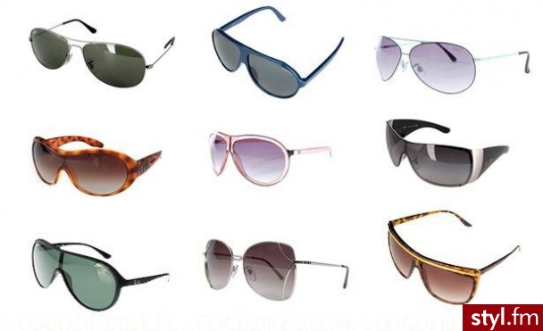 Oksy ;). Fajne okularki ;)
od lewej - wzorzyste Toshop, zielone Ray Ban 245 zł, różowo-czarne Topshop, czerwone Ray Ban 245 zł, turkusowe Mango 79 zł, zielone Topshop, pomarańczowe Topshop, tęczowe Roxy 299 zł, w kształcie serduszek Topshop - Nakrycia głowy Dodatki Moda