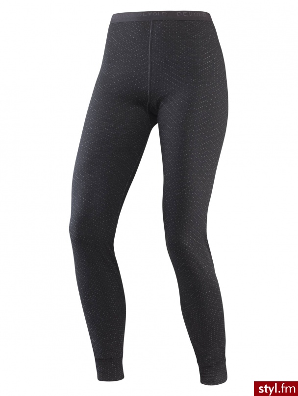 Devold Active kalesony długie damskie Black - Leginsy Spodnie Moda