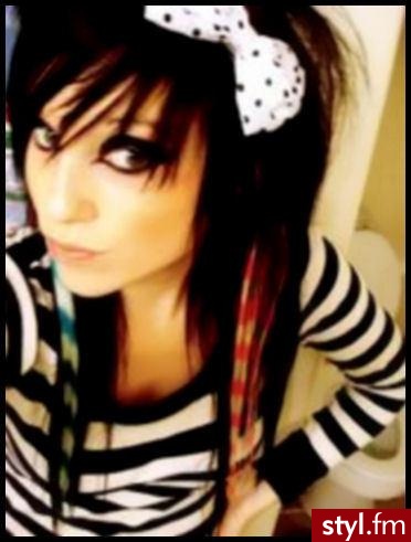 EMO Alternatywne Średnie Fryzury