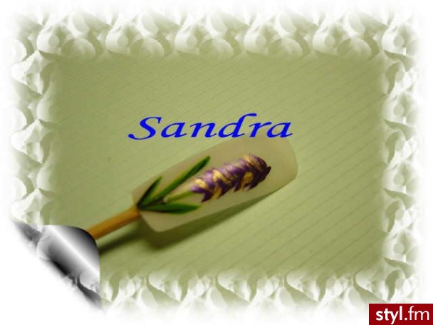 Autor: sandra fioletki. Autor: <b>sandra</b><br /> - Paznokcie