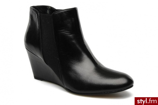 Elizabeth Stuart PÓŁBUTY I BOTKI HUVEA BY ELIZABETH STUART (Czarny) - Botki Buty Moda