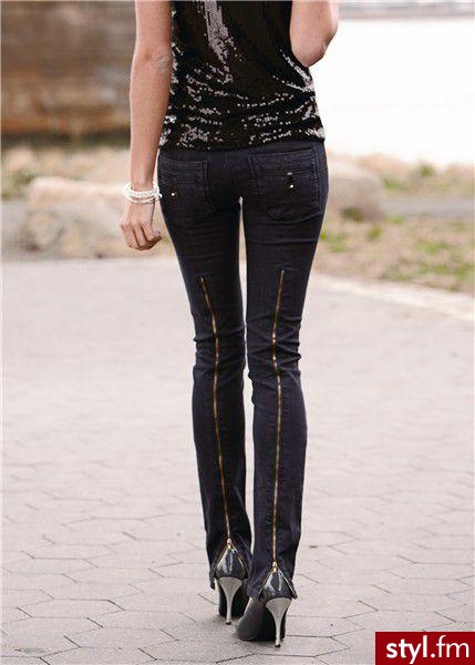 Głównie chodzi tu o suwaki na nogawkach przy jeansach ;) - Moda uliczna Inne Moda