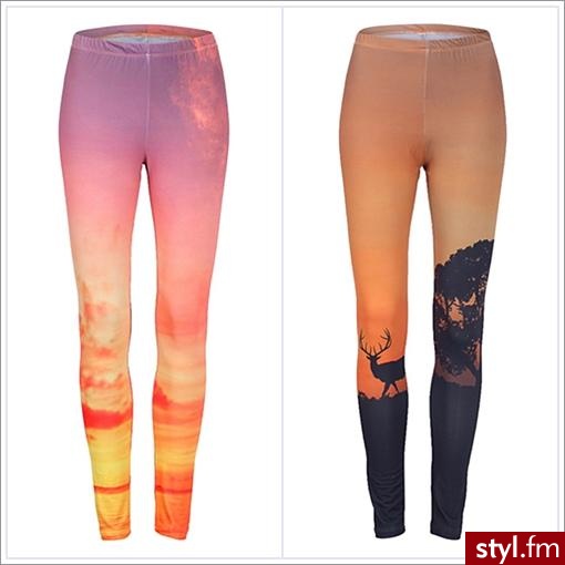Leginsy Spodnie Moda