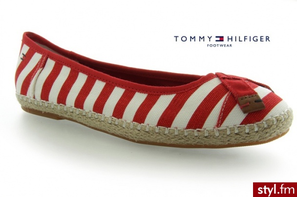 Tommy Hilfiger BALERINKI ELISABETTA 1 B CORRIDA - Balerinki Buty Moda