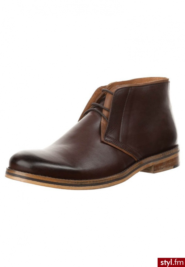 Zign Botki i Ankle Boots brązowy - Botki Buty Moda