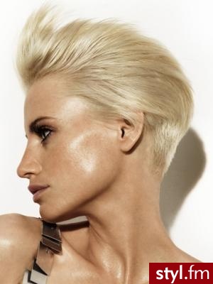 Blond Rozpuszczone Proste Na co dzień Krótkie Fryzury
