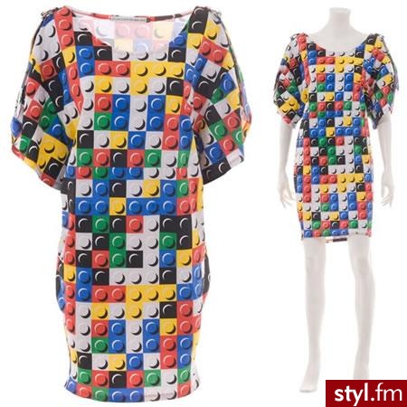 bardzo ciekawa tunika z motywami klocków lego ;DD - Pozostałe Ciuchy Moda