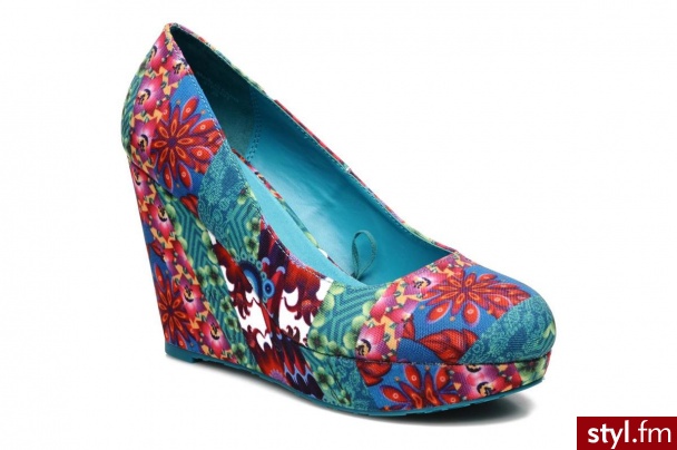 Desigual Koturny Sandy by (Multikolor) - Koturny Buty Moda