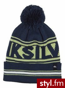 Quiksilver Czapka męska HIGH SUMMIT granatowa - Nakrycia głowy Dodatki Moda