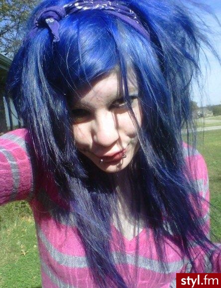 emo fryzura - EMO Alternatywne Średnie Fryzury