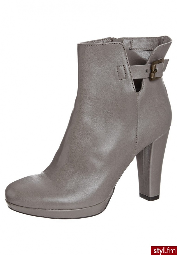 Mai Piu Senza Botki na obcasie szary (275053) - Botki Buty Moda