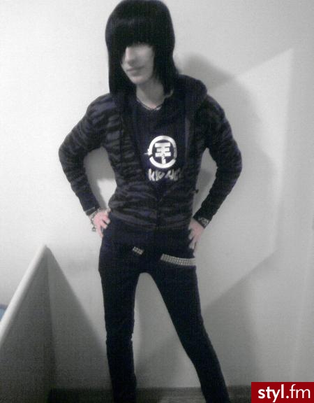 EMO Alternatywne Średnie Fryzury