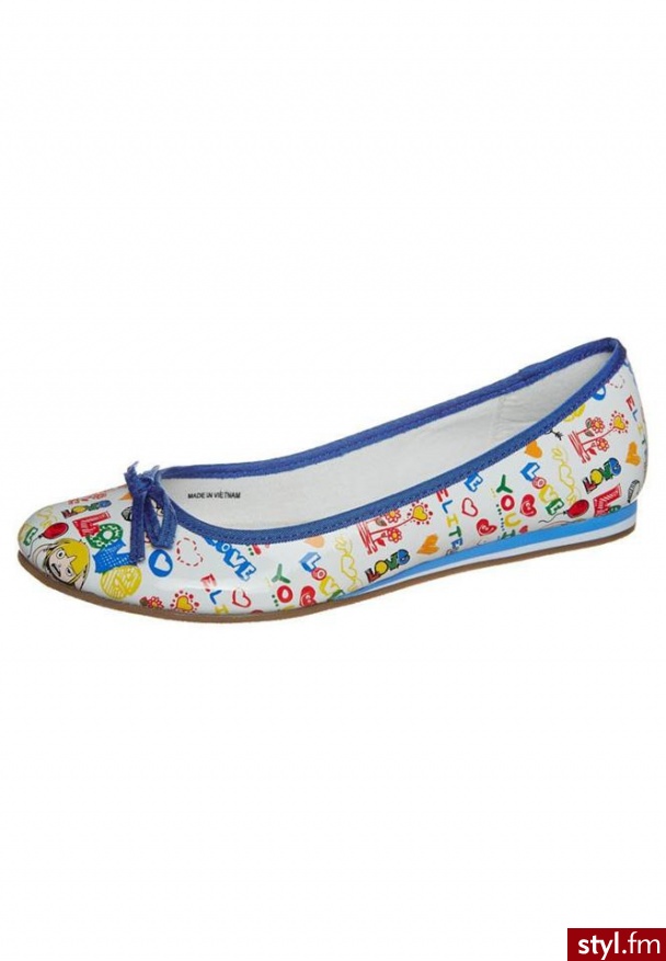 Elite CHESTY Baleriny biały - Balerinki Buty Moda