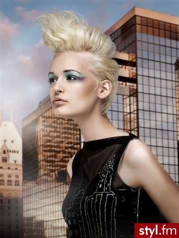Blond Rozpuszczone Proste Na co dzień Krótkie Fryzury