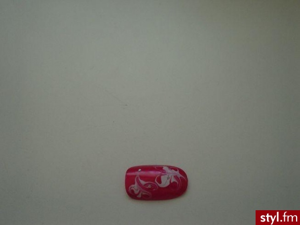 Autor: basiaogr Biel i czerwien??. Autor: <b>basiaogr</b><br /> - Paznokcie
