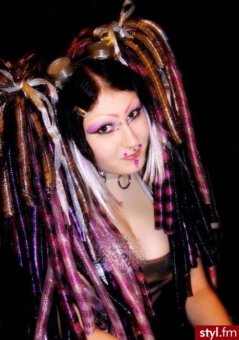 Punk Rock Alternatywne Średnie Fryzury
