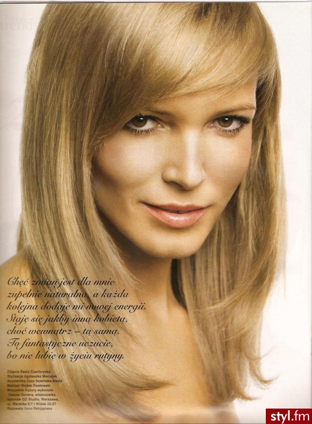 Ilona Felicjańska - Średnie Fryzury