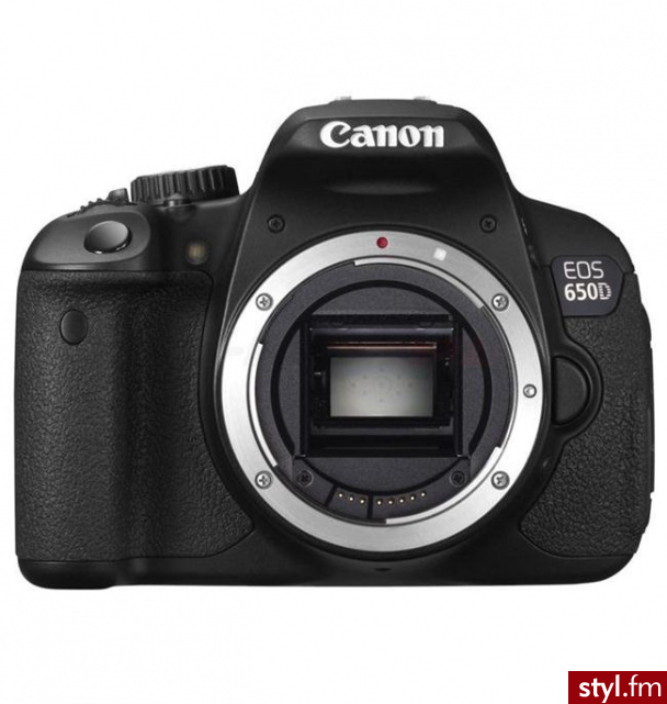 Canon EOS 650D czarny Body - Body Bielizna Moda