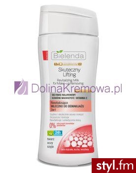 BIELENDA BiO Technologia Ciekłokrystaliczna 7D Skuteczny Lifting 50+ Rewitalizujące mleczko do demakijażu 3 w 1 do cery suchej i wrażliwej 200 ml - Emu Buty Moda