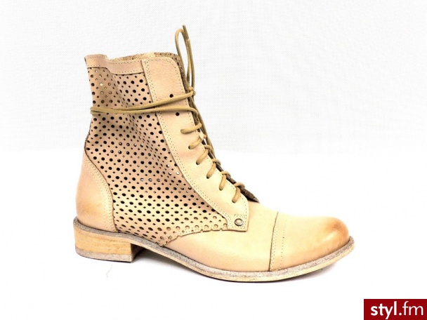 Mr Tops Botki wiosenne 0760432D - Botki Buty Moda