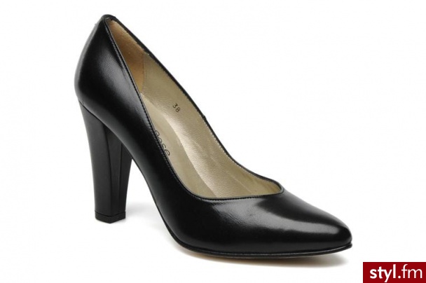 Georgia Rose CZÓŁENKA VALENTINA CFT BY (CZARNY) (Czarny) - Czółenka Buty Moda