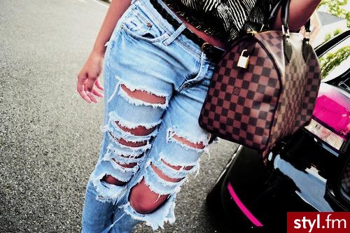 Jeansy Spodnie Moda