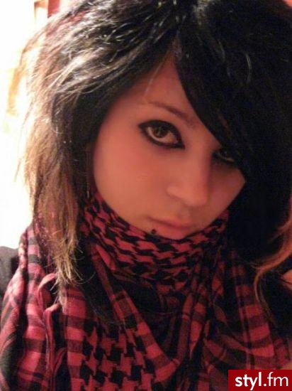 EMO Alternatywne Średnie Fryzury