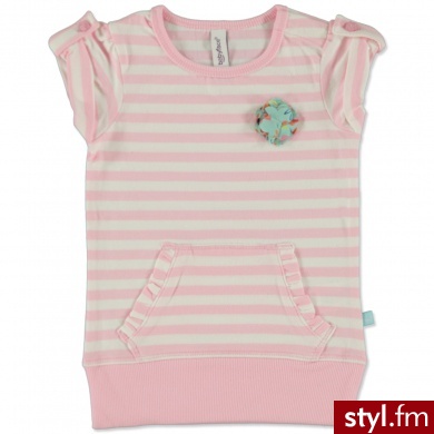 Babyface Girls Mini Tunika z krótkim rękawem rose - Tuniki Ciuchy Moda