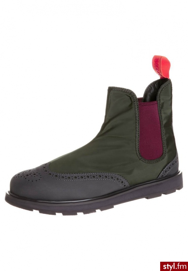 Swims PAUL Botki zielony Zimowe Odcienie zieleni - Botki Buty Moda