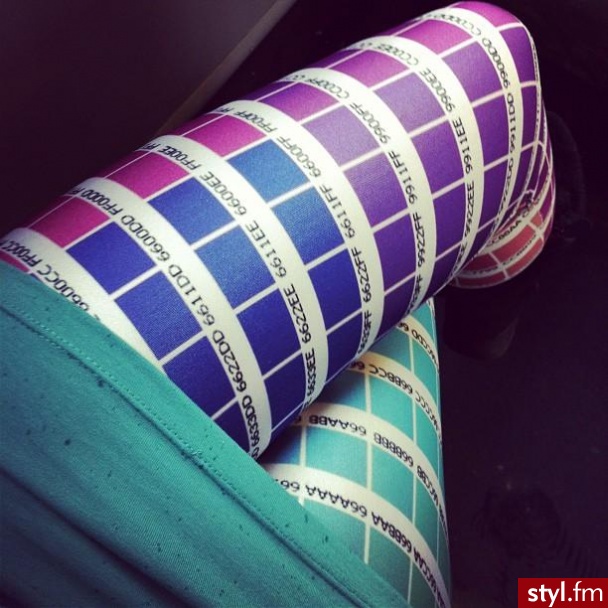 Leginsy Spodnie Moda