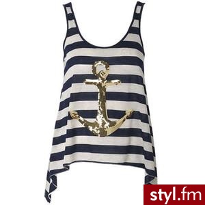 Sequins Anchor - Polyvore. Pobrano ze strony: http://www.polyvore.com/cgi/thing?id=27675438 - Pozostałe Ciuchy Moda