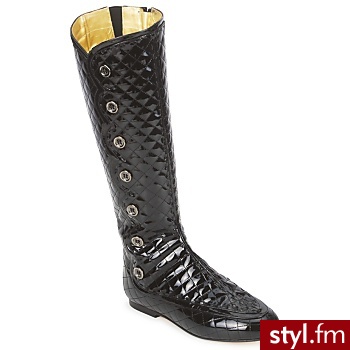 French Sole BUTY PUMPKIN Black - Kozaki Buty Moda