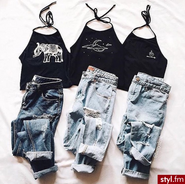 Jeansy Spodnie Moda