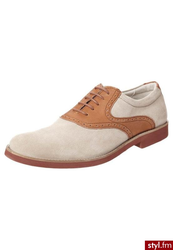 Façonnable Oksfordki beżowy JJMAS212SL1ERE - Pozostałe Buty Moda