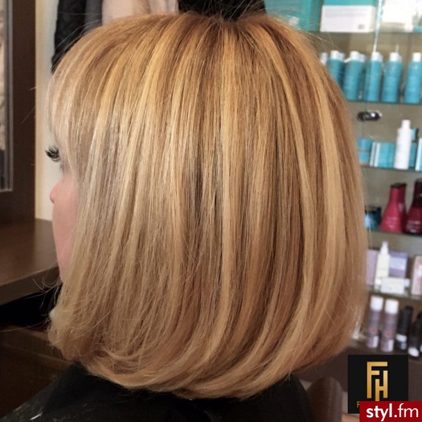 http://forhairsobieski.pl/ SOMBRE OLAPLEX LOB WARSZAWA DOBRY FRYZJER - Blond Rozpuszczone Proste Na co dzień Średnie Fryzury
