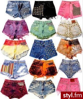 boooskie ♥♥♥♥ - Spodenki Spodnie Moda