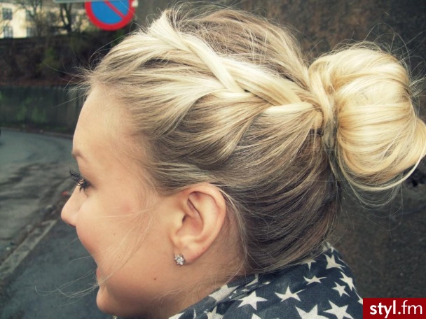 Blond Kok Proste Na co dzień Długie Fryzury