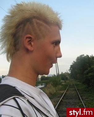Punk Rock Alternatywne Średnie Fryzury